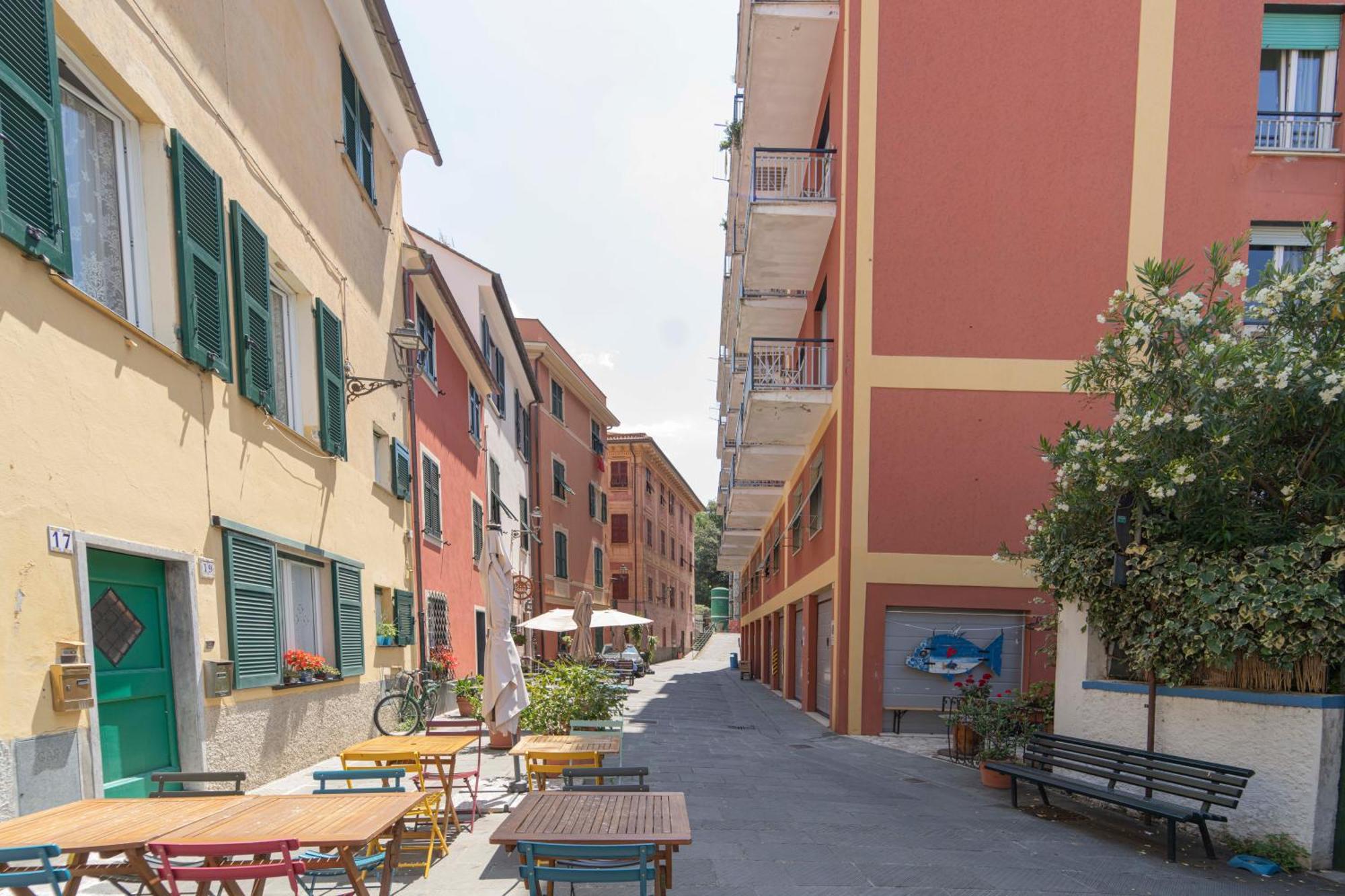 096 - Casa Al Borgo Cavi Di Lavagna, 150 Metri Dal Mare Apartamento Exterior foto